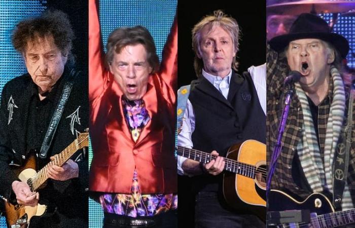 From Mick Jagger and Keith Richards to Paul McCartney and Bob Dylan, the select group of musicians who refuse to retire