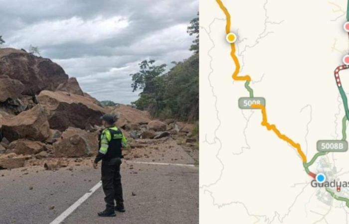 Attention: closure of the Puerto Salgar road
