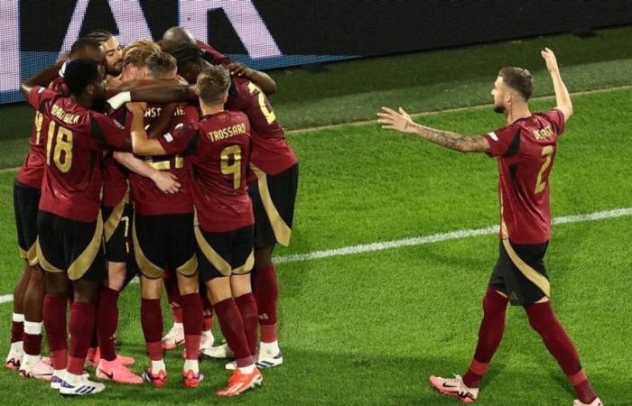 Belgium beat Romania in the Euro Cup and won Group E