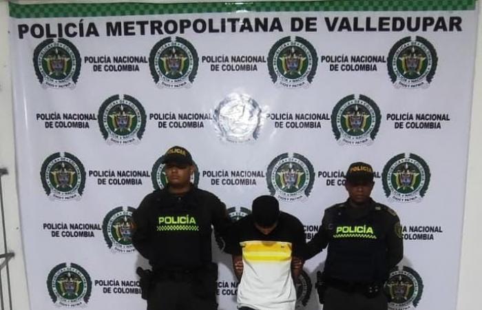 ‘Marihuano’, one of the most wanted for theft in Valledupar, fell