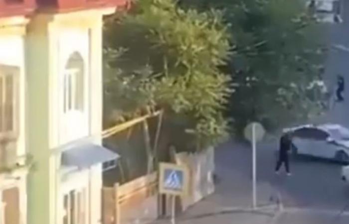 The shocking videos of the attacks on a synagogue and a church in Russia that left at least 10 dead