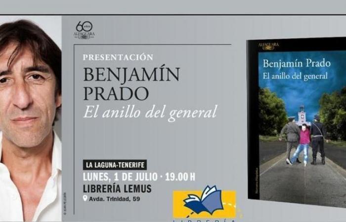 Benjamín Prado visits Tenerife with his new book: ‘The General’s Ring’