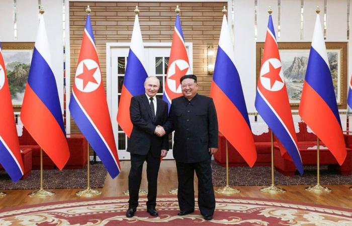 Vladimir Putin visits North Korea