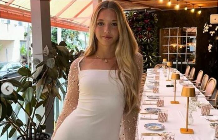 Aitana, the daughter of Rocío Guirao Díaz, celebrated her 15th birthday in Miami with a large number of guests