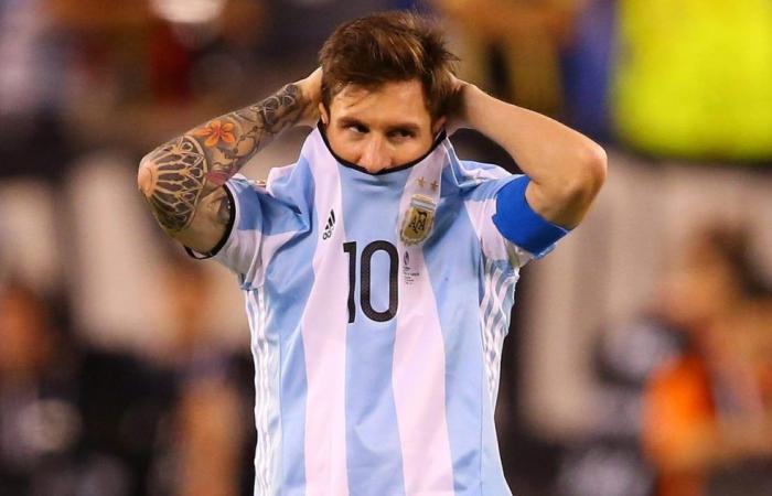 Lionel Messi still cries for the final that Argentina lost against Chile in 2016