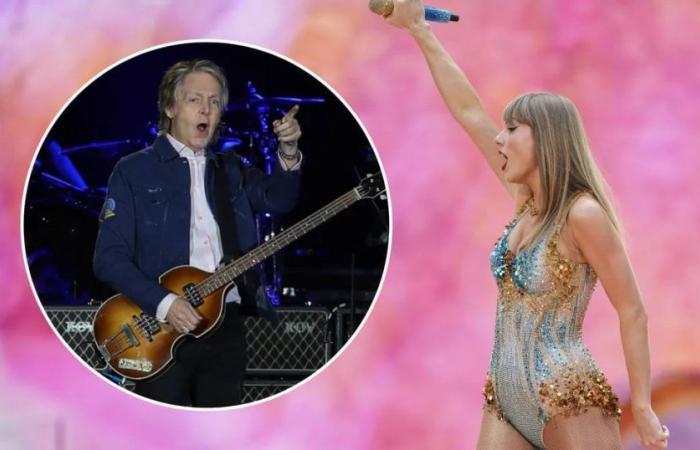 The funny video of Paul McCartney dancing to the rhythm of Taylor Swift