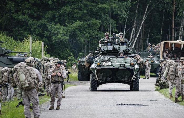 More than 9,000 NATO soldiers carry out exercises in a strategic area