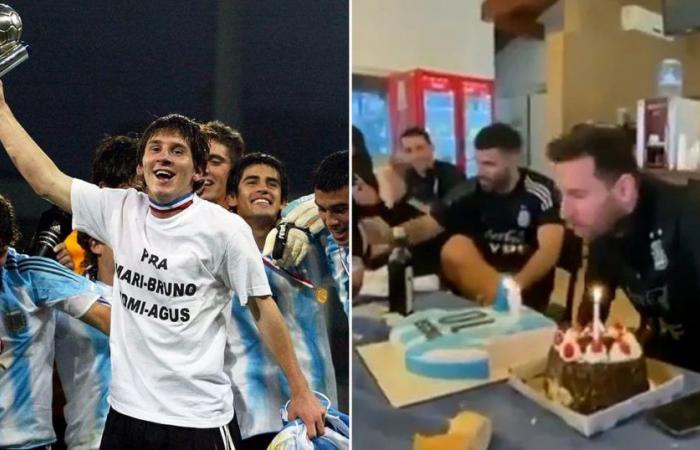 The unknown story of Messi’s first birthday while concentrating with the National Team: an unusual fight, a punishment and an oath
