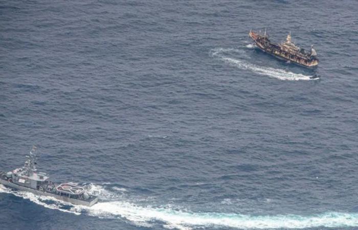 The largest military exercise in America against illegal fishing began in Ecuador