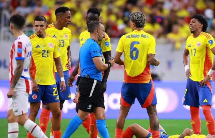 When does Colombia play its next match in the Copa América, matchday 2