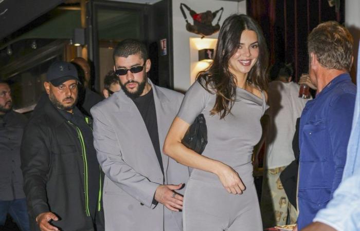 Bad Bunny and Kendall Jenner at romantic dinner after Vogue World in Paris