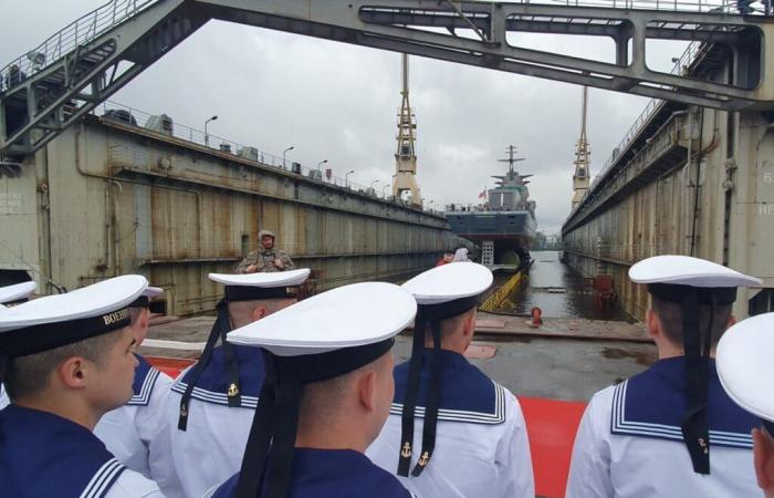 Despite sanctions and setbacks, the second Gremyashchy-class corvette was launched for the Russian Navy