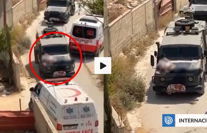 Injured Palestinian was tied to the hood of a military vehicle by Israeli soldiers in the West Bank | International