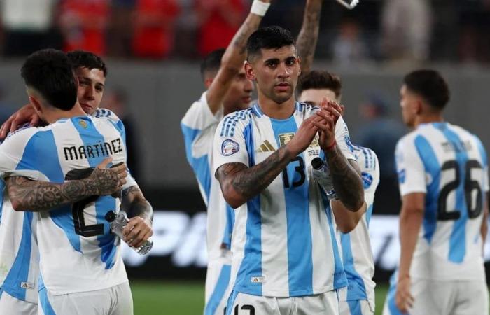 After the victory against Chile, when does Argentina play again and what does it need to finish first in its Copa América group?