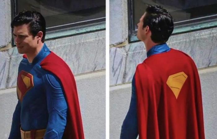 First images of David Corenswet’s new Superman suit and Rachel Brosnahan’s Lois Lane