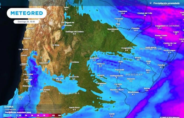 Temperatures will drop sharply towards the weekend in Argentina
