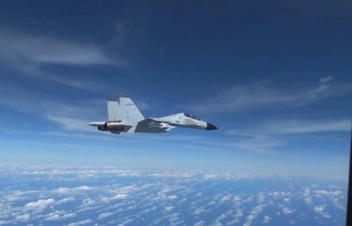 Chinese Air Force fighters continue to maintain high operations in Taiwan’s ADIZ