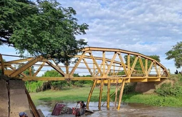 In a municipality of Magdalena they celebrate the birthday of a bridge that collapsed a year ago
