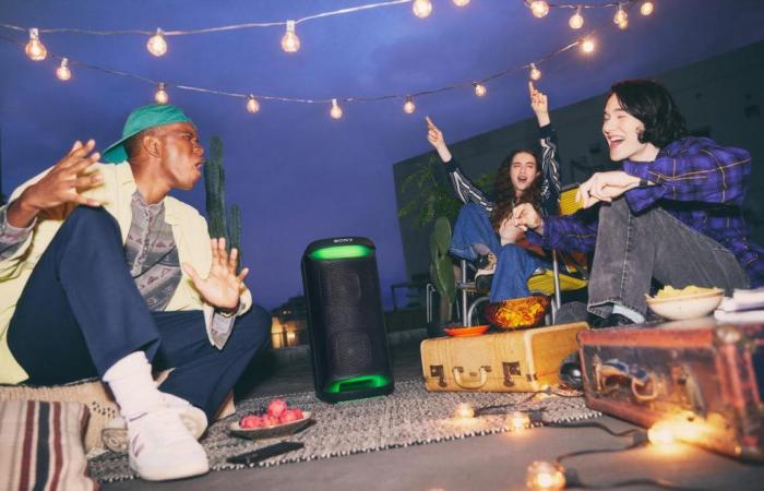 Parties anywhere!: Sony presents the SRS-XV500 wireless speaker with powerful party sound