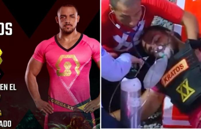 Kratos, the last to leave ‘The Challenge XX,’ received medical assistance during elimination challenge