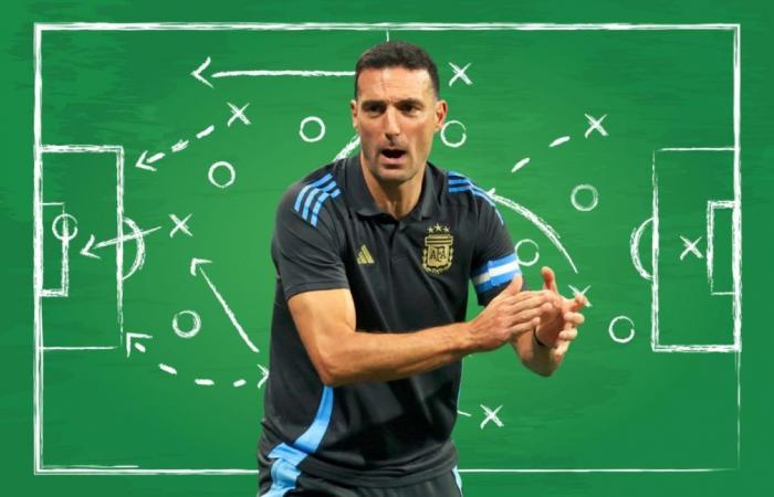 How many changes did Scaloni make during his cycle in Argentina