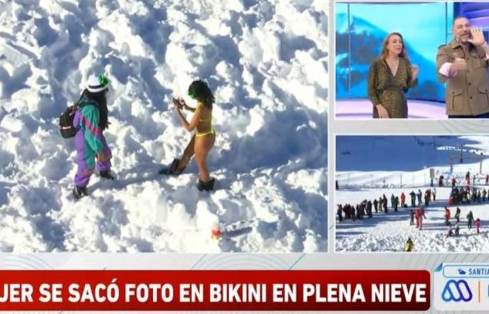 Young Brazilian girl shocks “Mucho Gusto” hosts after being discovered taking photos in a bikini in the snow – Publimetro Chile
