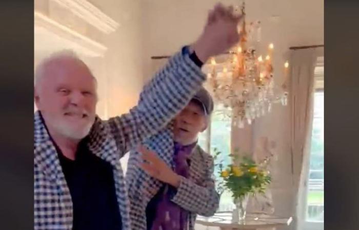 Anthony Hopkins celebrates the recovery of his friend Ian McKellen with a dance on TikTok: “I love this man” | Leisure and culture