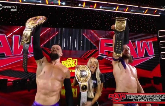 The Judgment Day win the World Couples Championships on WWE RAW