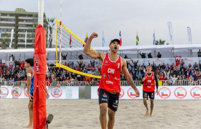Chile wins place in Paris 2024 in men’s beach volleyball pre-Olympic at Arena Cavancha
