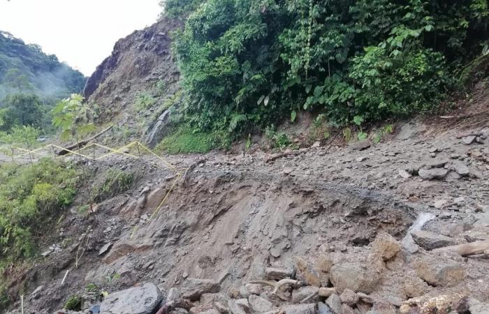 Due to heavy rains, the Medellín-Quibdó road is closed