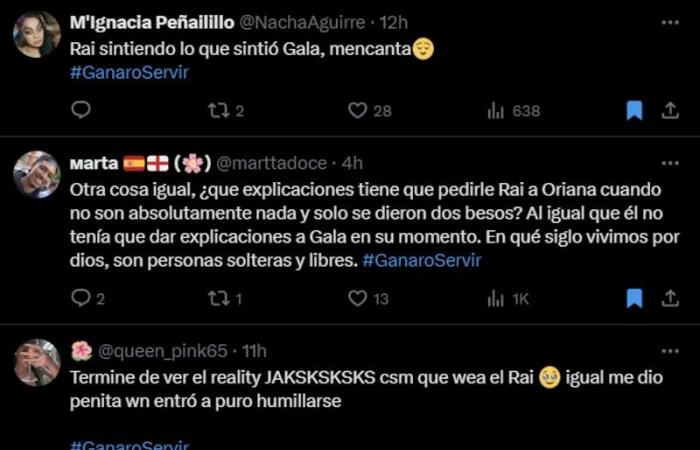 Raimundo is filled with criticism after a jealous attack on Oriana Marzoli for getting close to Facundo – Publimetro Chile