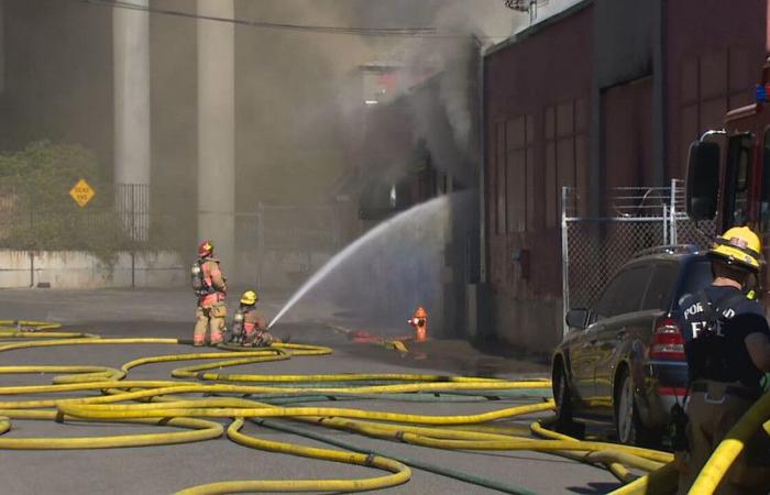 Almost 100 firefighters put out fire in noodle factory due to accumulated grease