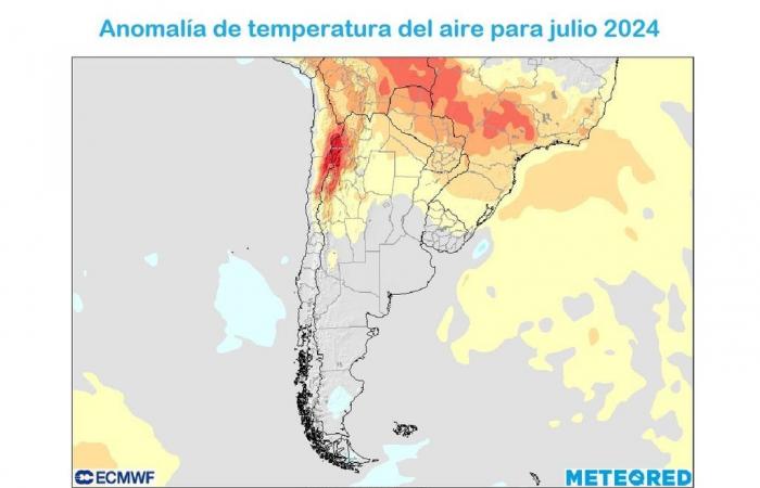 Less rain and more frost in much of Chile