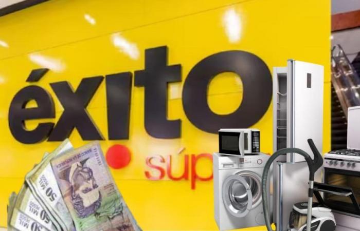 Éxito launched a 50% discount on washing machines and refrigerators: bargain