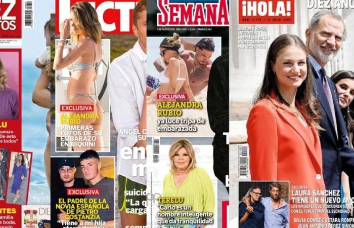 The gossip magazines this week: Laura Sánchez’s new love after breaking up with David Ascanio