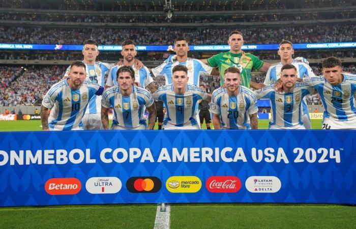 The scores of Argentina vs. Chile: Player x Player in the Copa América 2024