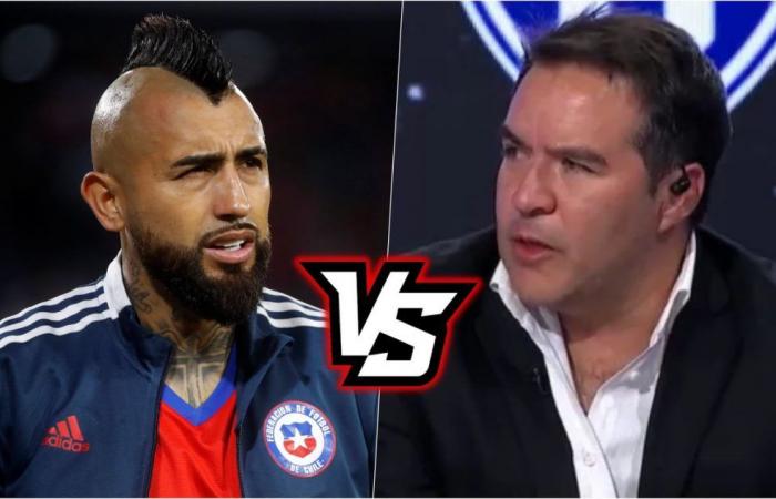Arturo Vidal shoots Caamaño and journalist launches controversial threat