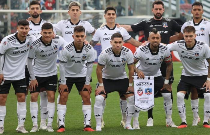 The confirmed formation of Colo Colo before the University of Peru