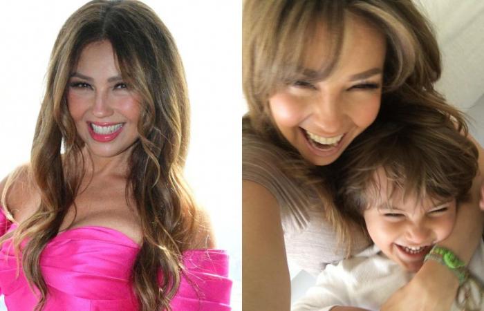 Thalía presumes that her son is already a teenager: this is how big Matthew looks