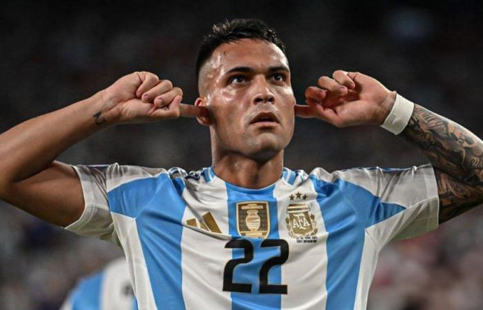 Lautaro Martínez was once again the hero of the Argentine National Team and dedicated the goal especially