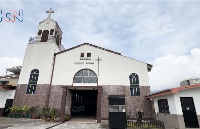 The five relics of the Holy Family Parish in San José
