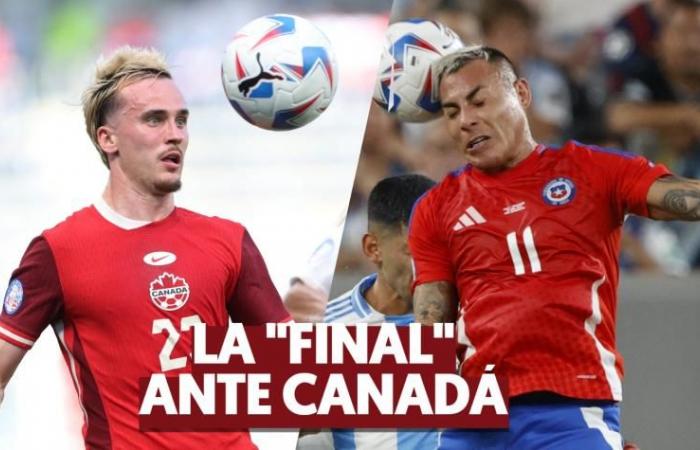 When does Chile play vs. Canada for Copa América?