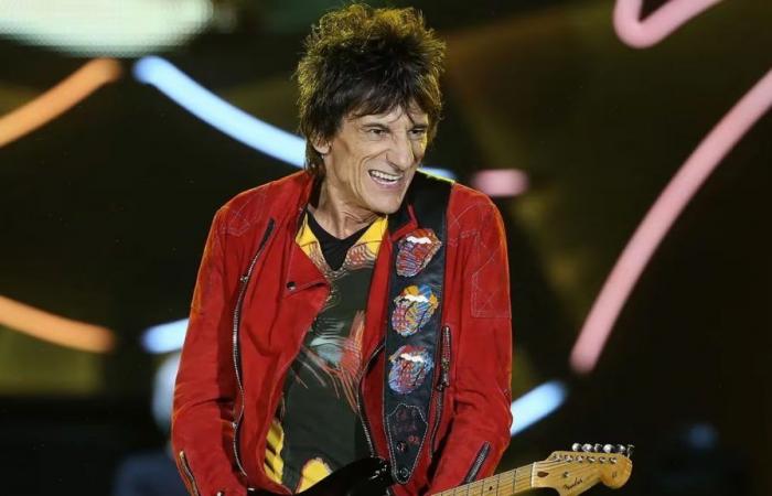 the photo that Ronnie Wood shared and excites his Argentine fans