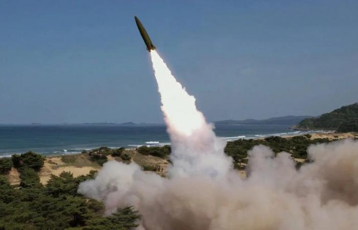 South Korea denounced the explosion of a North Korean hypersonic missile over the waters of the city of Wonsan