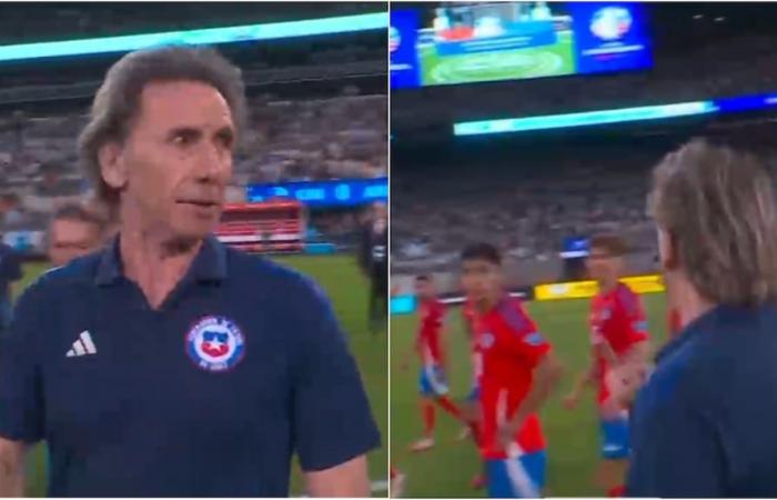 Ricardo Gareca’s STRONG RECRIMINATION to the Chilean players in the match against the Argentine National Team