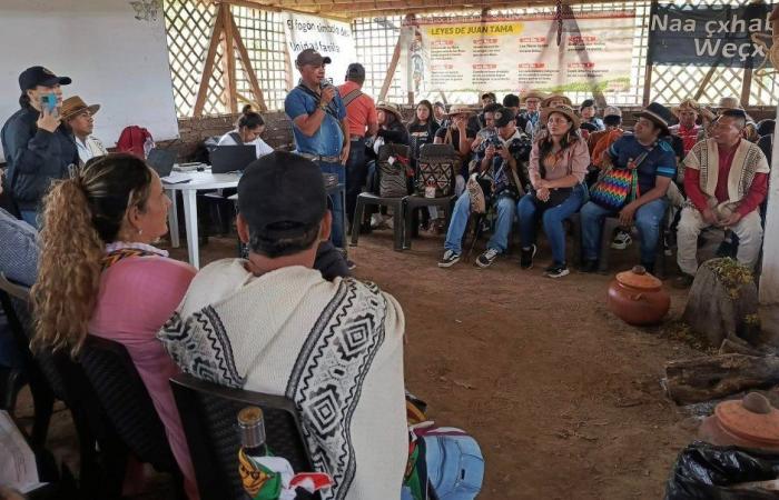 Indigenous authorities from Huila held a meeting in La Plata