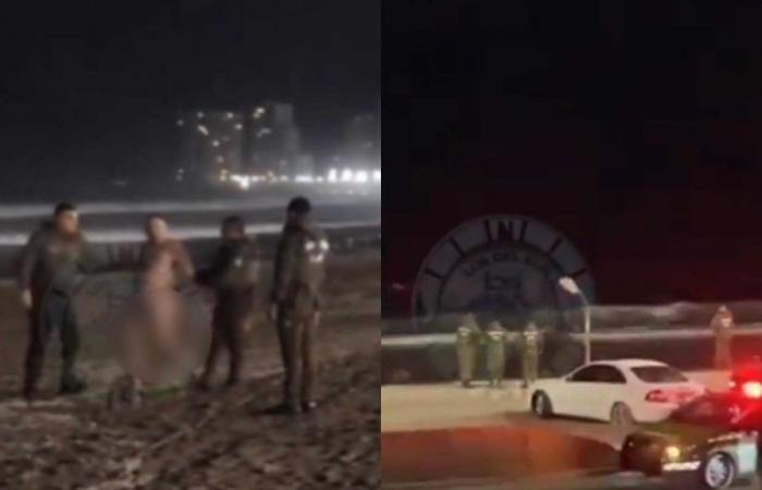 He made a “dead dog” and jumped naked into the sea: Unusual video of furious customer in Iquique restaurant goes viral
