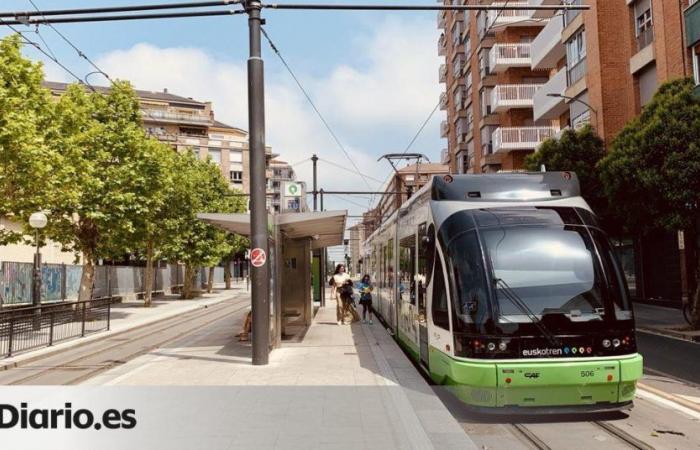 A gas leak leaves five Vitoria tram stops without service