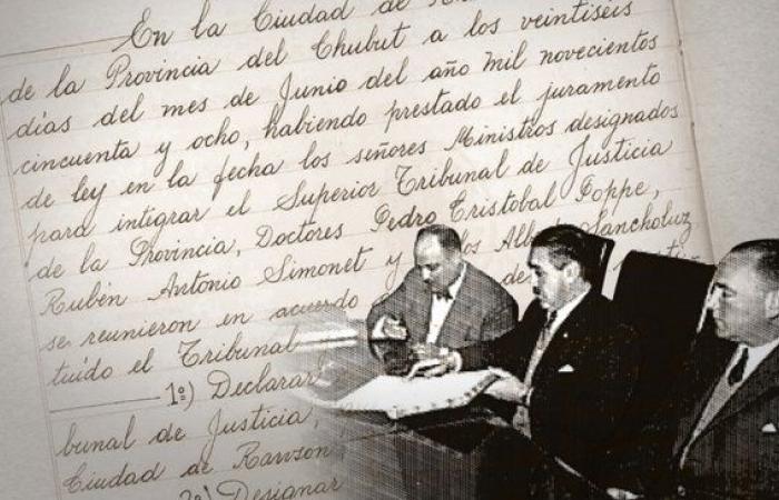 66 years have passed since the formation of the Superior Court of Chubut