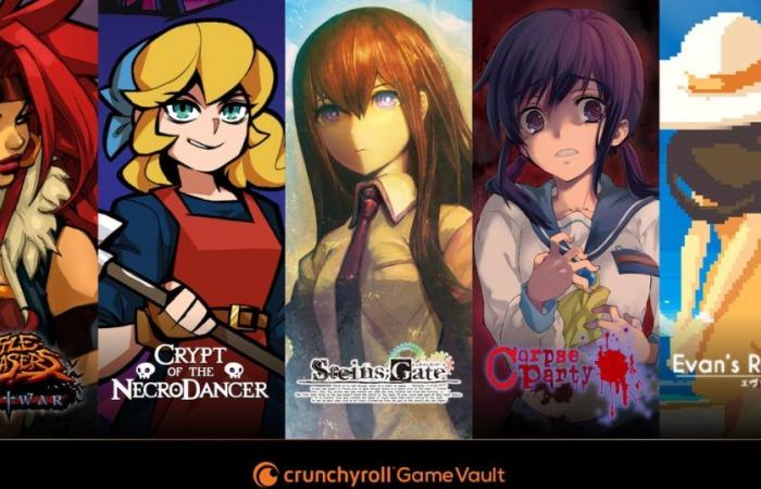 Crunchyroll announces the arrival of 15 titles to its Crunchyroll Game Vault game catalog
